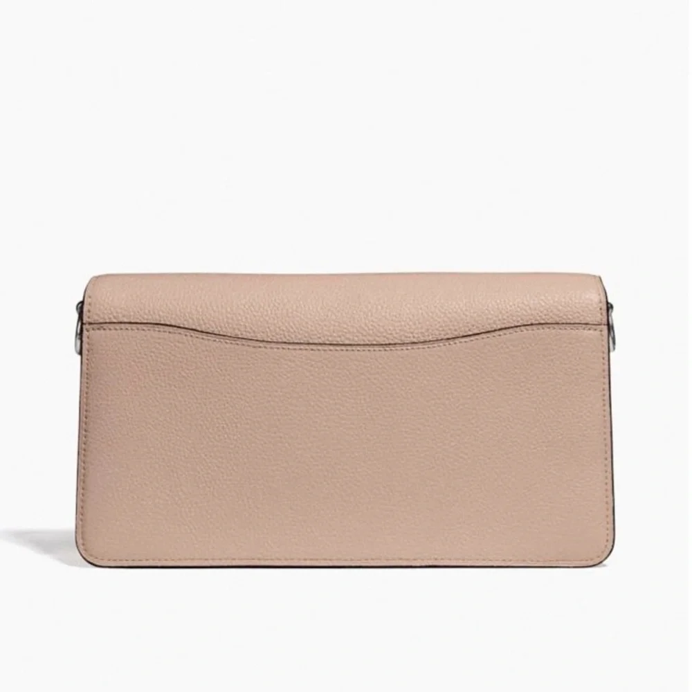 Coach Tabby Leather Taupe Crossbody Shoulder Bag